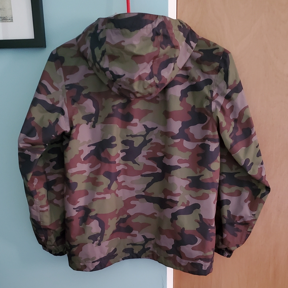 The North Face Kids Camouflage Raincoat - Green and Brown - Picture 2 of 8
